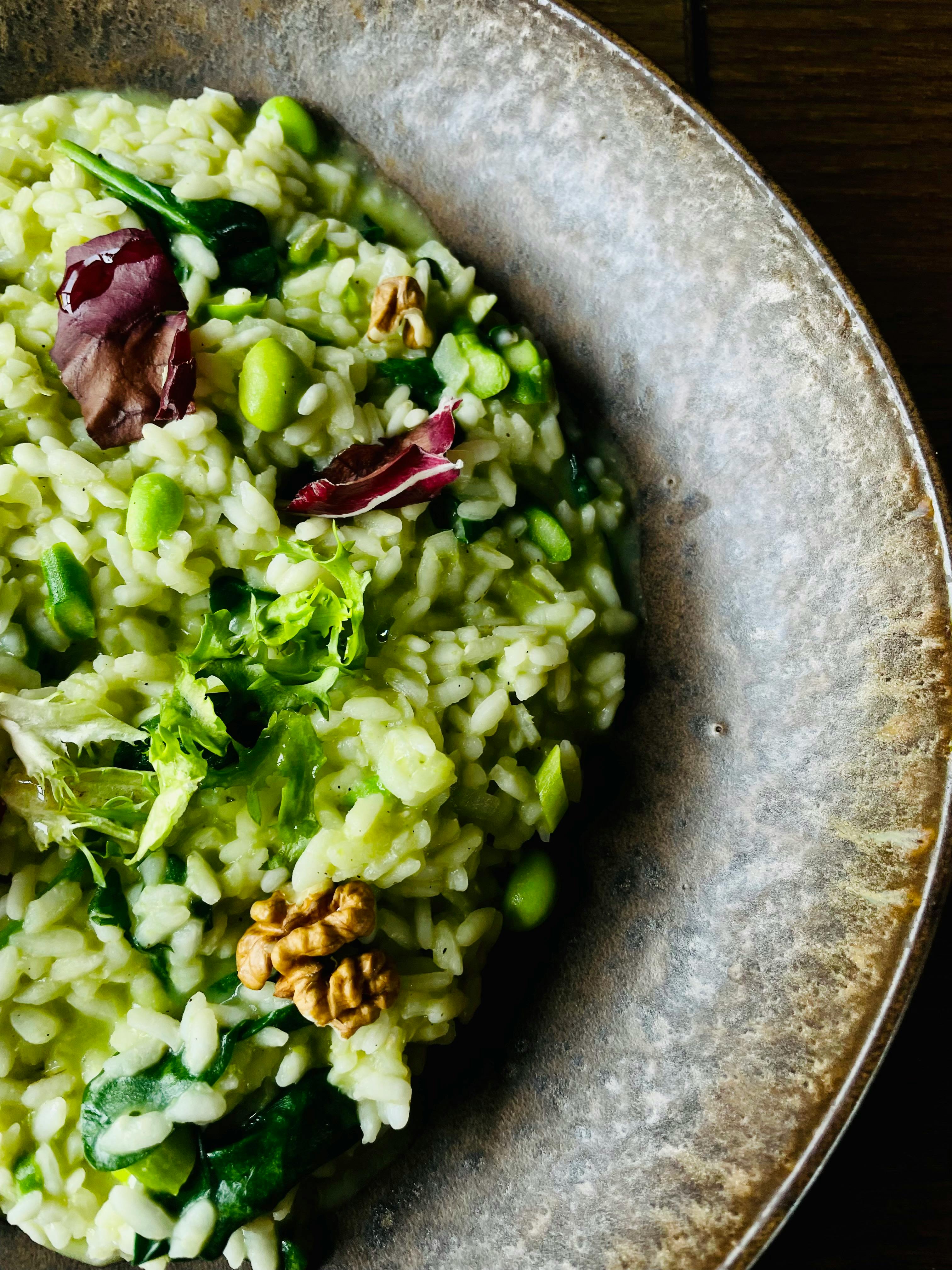 groene risotto